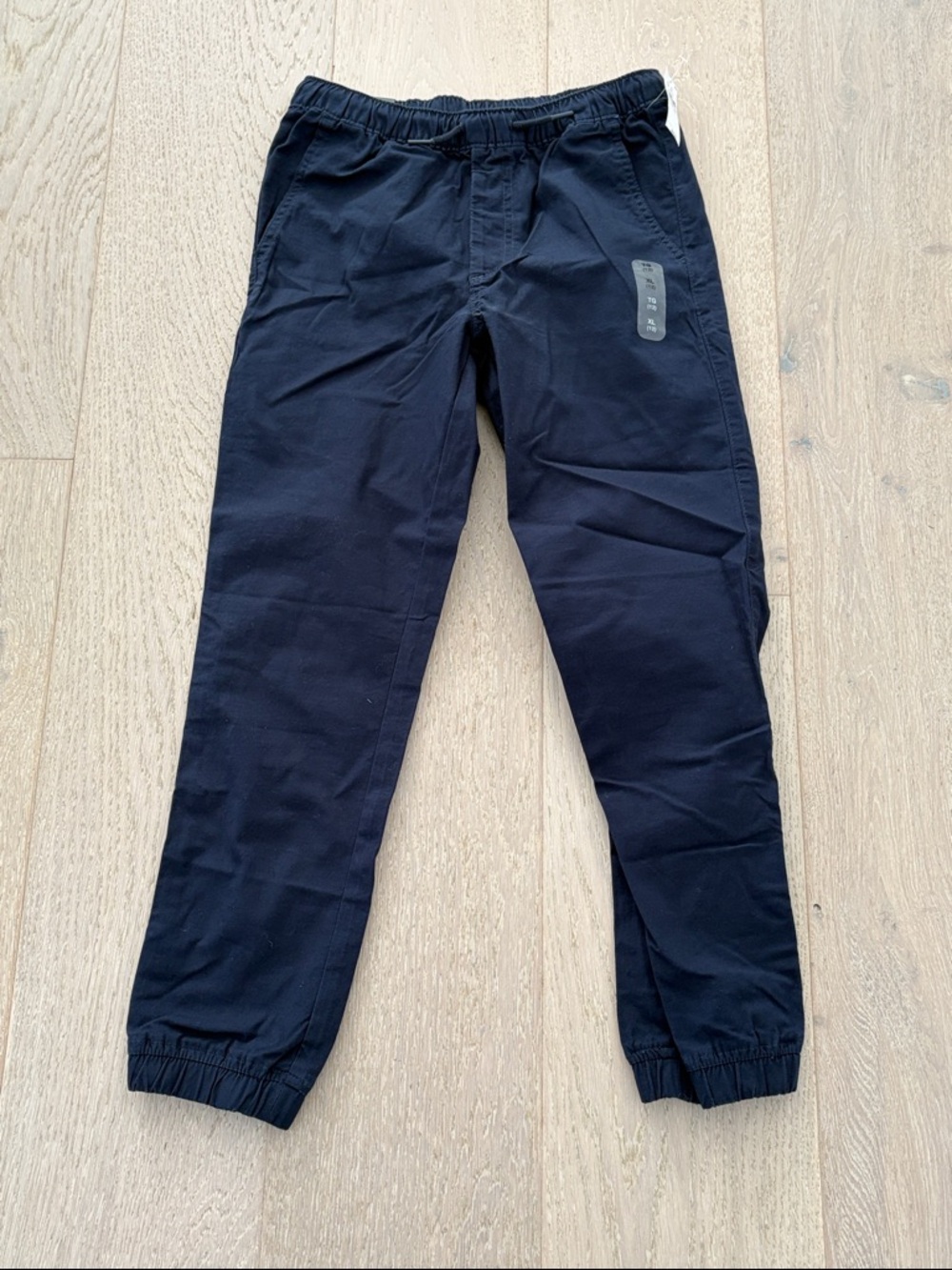 GAP Navy Casual Elastic-Waist/Cuff Kids Pants